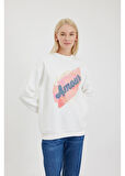Amour Jean Detaylı Sweatshirt