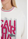 California Havlu Nakış Sweatshirt