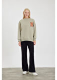 Etnik Desenli Sweatshirt