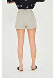 Gabardin Şort Etek 