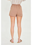 Gabardin Şort Etek 