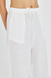 Lastikli Müslin Pantolon