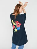 Pul Detaylı Kimono