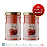 Organik Domates Salçası 2'li Paket Ecocert Sertifikalı(650gr+650gr) İlave Tuz İçermez