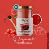 Organik Domates Salçası 2'li Paket Ecocert Sertifikalı(650gr+650gr) İlave Tuz İçermez