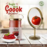 Organik Domates Salçası 2'li Paket Ecocert Sertifikalı(650gr+650gr) İlave Tuz İçermez