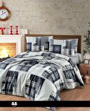 Flanel Pazen Nevresim Takımı - winter grey
