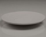 Seramik Bisküvi Fincan Tabağı 13 cm (Ham Ürün)