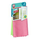 STEPY MİKROFİBER CAM BEZİ 30X30CM 2 Lİ
