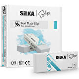 Silka Öğrenci Silgisi Text Matel 30 LU Beyaz Art.3-30-PKT
