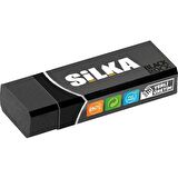 Silka Art.9 Black Rock Silgi 20'li Paket(Siyah)