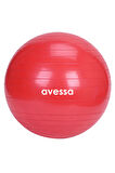 Avessa 65 Cm Pilates Topu Poşet Ambalaj BPT-65 Kırmızı