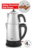 Arzum AR3051 Çaycı Lux Çay Makinası - Paslanmaz Çelik - Hediyeli