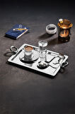 Arow TR-4556 Luxury Silver Kulp Sunum Tepsi