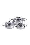AROW SOLE 6 PARÇA ÇELİK SAHAN SET