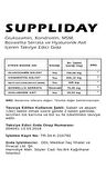 Suppliday 60 Tablet Glukozamin Kondroitin Msm Hyaluronik Asit Içeren Takviye Edici Gıda