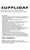 Suppliday 60 Tablet Glukozamin Kondroitin Msm Hyaluronik Asit Içeren Takviye Edici Gıda