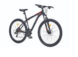 CORELLİ FELİX 1.1 ERKEK DAĞ BİSİKLETİ 460H HD 27.5 JANT 21 VİTES SİYAH KIRMIZI GRİ