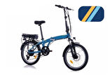 CORELLİ BROSTER ELEKTRA ELEKTRİKLİ KATLANIR BİSİKLET 27CM FREN VB-MD 20 JANT 7 VİTES MAVİ