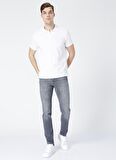 Fabrika Comfort Polo Yaka Düz Beyaz Erkek T-Shirt NOBRO K CEPSIZ
