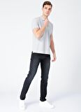 Fabrika Comfort Polo Yaka Düz Gri Erkek T-Shirt NOBRO K CEPLI