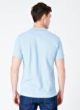Polo Yaka Düz Mavi Erkek T-Shirt NOBRO K CEPSIZ
