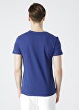Aeropostale Bisiklet Yaka Düz Lacivert Erkek T-Shirt HARMONY