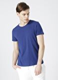 Aeropostale Bisiklet Yaka Düz Lacivert Erkek T-Shirt HARMONY