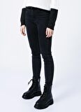 Aeropostale Yüksek Bel Skinny Fit Antrasit Kadın Denim Pantolon K-SKY