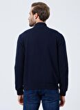 Fabrika Comfort Cm-T-101 Dik Yaka Regular Fit Lacivert Erkek Sweatshirt