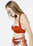 Aeropostale Koyu Tarçın Kadın Bikini Üst