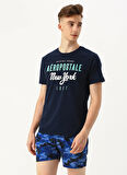 Aeropostale Mavi Erkek Şort Mayo