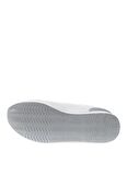 Limon Dolgu Taban Bağcıklı Suni Deri Beyaz Kadın Sneaker