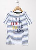 Limon Kısa Kollu Baskılı Erkek Çocuk T-Shirt