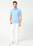 Fabrika Comfort Düz Mavi Erkek Polo T-Shirt CM DS 01 02