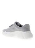 Limon Kalın Taban Bağcıklı Gri Kadın Sneaker