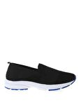 Limon Bağcıksız Siyah Kadın Sneaker