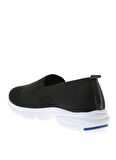 Limon Bağcıksız Siyah Kadın Sneaker