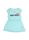 Mammaramma Baskılı Mint Bebek Elbise MG02-H