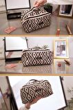 Bohe Makyaj Çantası, Düzenleyici, Seyahat Tipi Çanta Organizer 24x16x13 cm