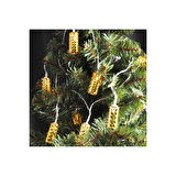 Yılbaşı Led ışık 3metre SİLİNDİR Figürlü yılbaşı pilli çam ağacı dekor led, günışığı