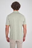 Bisse Erkek Fermuarlı T-Shirt SU YEŞİLİ TS20Y20103_D78
