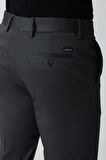 Bisse Erkek 4 Cep Saten Spor Pantolon FÜME PNS21K21202_D57
