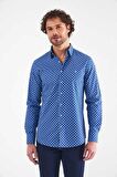 Bisse Erkek Slim Fit Uzun Kollu Spor Gömlek LACİ GM21K212119_K39