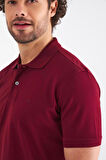Bisse Erkek Polo Yaka T-Shirt BORDO TS22YNOS005_D25