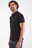 Bisse Erkek Polo Yaka T-Shirt SIYAH TS22Y22104_D99