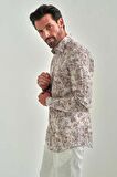 Bisse Erkek Regular Fit Uzun Kollu Spor Gömlek KAHVE GM22Y221030_K11