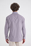 Bisse Erkek Regular Fit Uzun Kol Spor Gömlek KIRMIZI GM22Y221083_E24