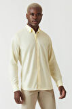 Bisse Erkek Regular Fit Uzun Kollu Spor Gömlek SARI GM22Y221092_D17
