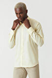 Bisse Erkek Regular Fit Uzun Kollu Spor Gömlek SARI GM22Y221092_D17